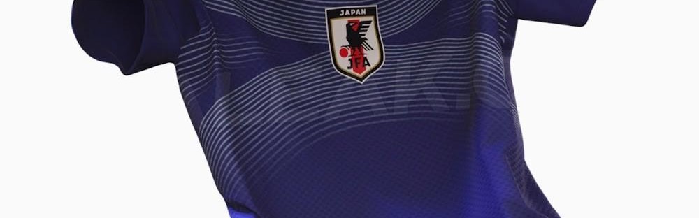日本队26世界杯主场球衣谍照曝光：海洋蓝色调点缀银灰线条